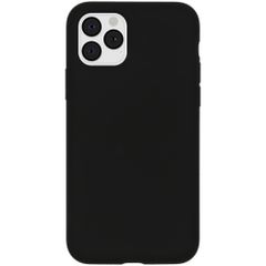 Accezz Coque Liquid Silicone Apple iPhone 11 Pro - Noir