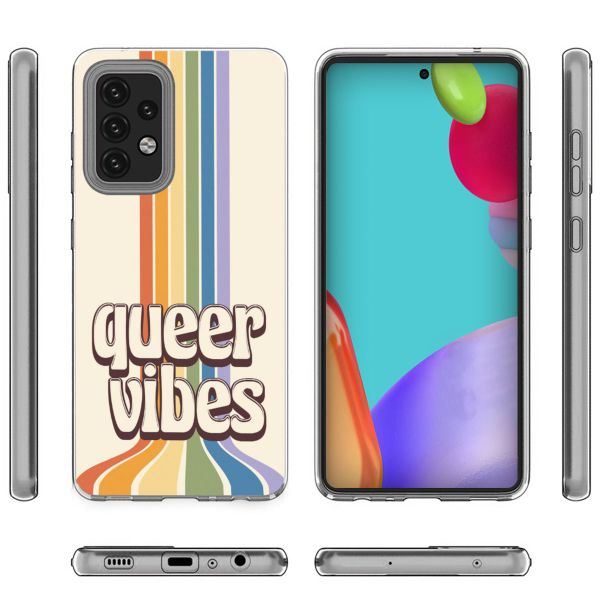 imoshion Coque Design Samsung Galaxy A52(s) (5G/4G) - Rainbow Queer vibes