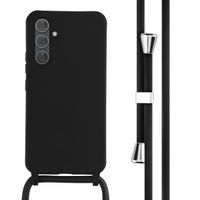 imoshion ﻿Coque en silicone avec cordon Samsung Galaxy A54 (5G) - Noir