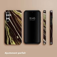 Selencia Coque arrière Vivid Tough Samsung Galaxy A55 - Chic Marble