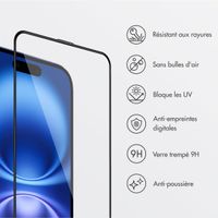 Accezz Protecteur d’écran en verre trempé + Applicateur Apple iPhone 16 Plus / 15 Plus