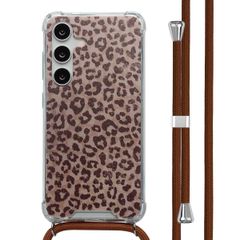 imoshion Coque Design avec cordon Samsung Galaxy S24 - Leopard Mood