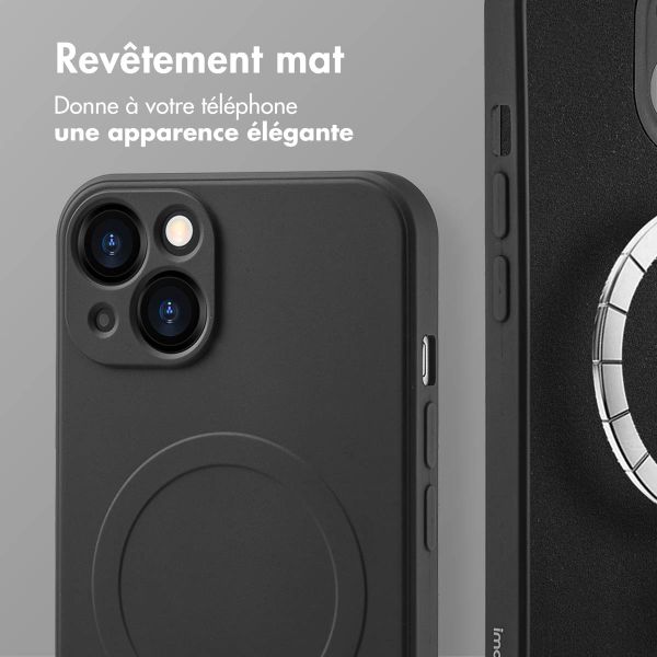 imoshion Coque Couleur avec MagSafe Apple iPhone 13 - Noir
