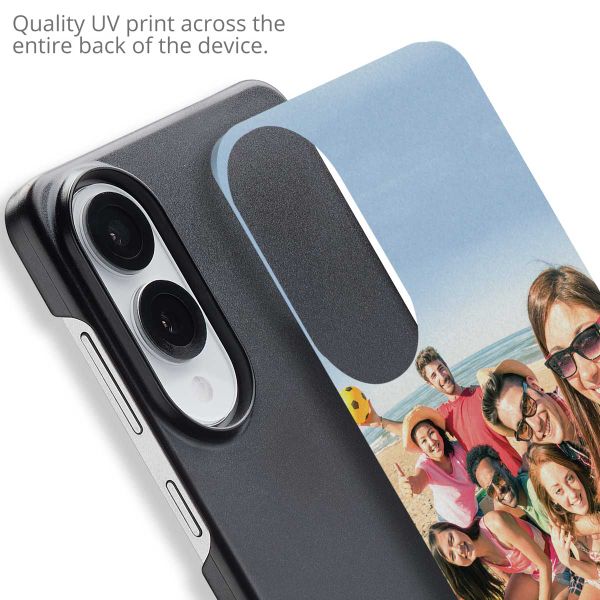 Concevez votre propre coque rigide Samsung Galaxy S25 Edge - Noir