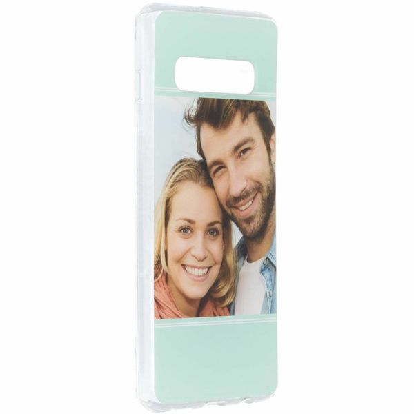 Concevez votre propre coque en gel Samsung Galaxy S10 Plus - Transparent