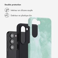 Selencia Coque arrière Vivid Tough Samsung Galaxy S23 - Marble Grayed Jade