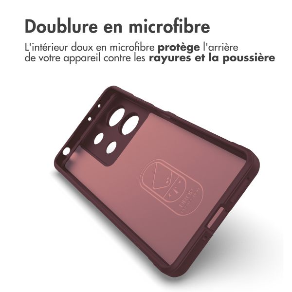 imoshion Coque arrière EasyGrip Xiaomi Redmi Note 13 (5G) - Aubergine