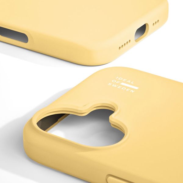 iDeal of Sweden Coque Silicone Apple iPhone 16 - Soft Lemon