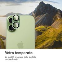imoshion Protection Caméra en verre trempé 2 Pack Apple Apple iPhone 17 - Sage Green