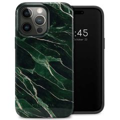 Selencia Coque arrière Vivid Tough iPhone 14 Pro Max - Chic Marble Quartz