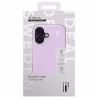 iDeal of Sweden Coque en silicone avec MagSafe Apple iPhone 16 - Lavender Milk