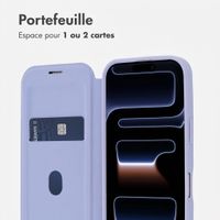 imoshion Bookcase transparente avec MagSafe Apple iPhone 17 Pro - Lilas
