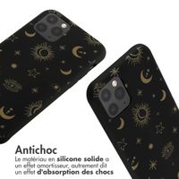 imoshion Coque design en silicone avec cordon iPhone 11 Pro - Sky Black