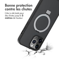 Accezz Coque Ring Stand avec MagSafe Apple iPhone 13 Pro Max - Noir