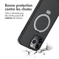 Accezz Coque Ring Stand avec MagSafe iPhone 13 Pro Max - Noir