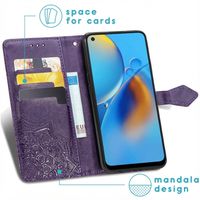 imoshion Etui de télephone Mandala Oppo A74 (4G) - Violet