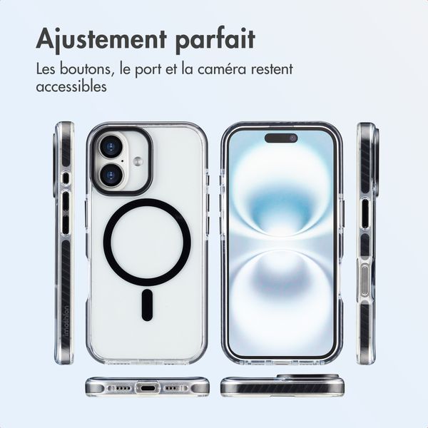 imoshion Coque Combat MagSafe Apple iPhone 16 - Noir