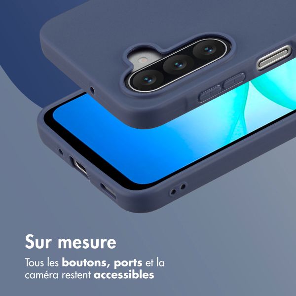 imoshion Coque Couleur Samsung Galaxy A17 - Bleu foncé