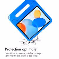 imoshion Coque kidsproof avec poupées amovibles Apple iPad 11 (2025) 11 pouces A16 / iPad 10 (2022) 10.9 pouces - Bleu
