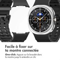 imoshion Bracelet Ocean en silicone Samsung Galaxy Watch 8 (40/44mm) / Classic (46mm) - Noir