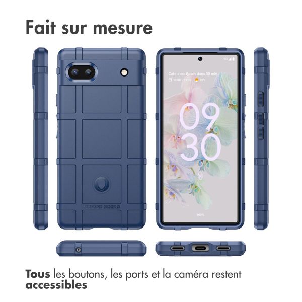 imoshion Coque Rugged Shield Google Pixel 6a - Bleu foncé