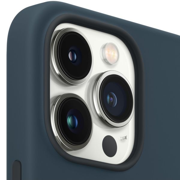 Apple Coque en silicone MagSafe Apple iPhone 13 Pro - Abyss Blue