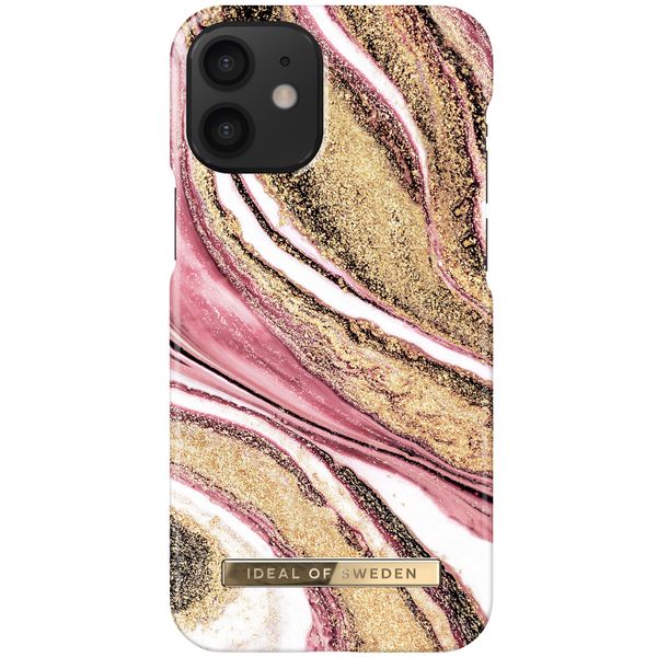 iDeal of Sweden Coque Fashion iPhone 12 Mini - Cosmic Pink Swirl