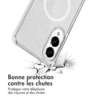 imoshion Coque Pailletée avec MagSafe Samsung Galaxy S25 Edge - Transparent