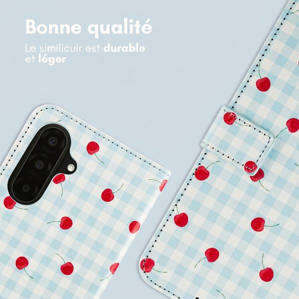 imoshion Étui de télephone portefeuille Design Samsung Galaxy A57 (5G) - Cherry Check