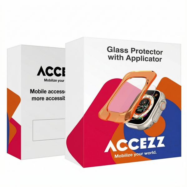 Accezz Protecteur d'écran en verre trempé avec applicateur Apple Watch Ultra 1 / 2 / 3 - 49 mm