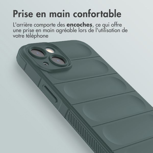 imoshion Coque arrière EasyGrip iPhone 13 - Vert foncé