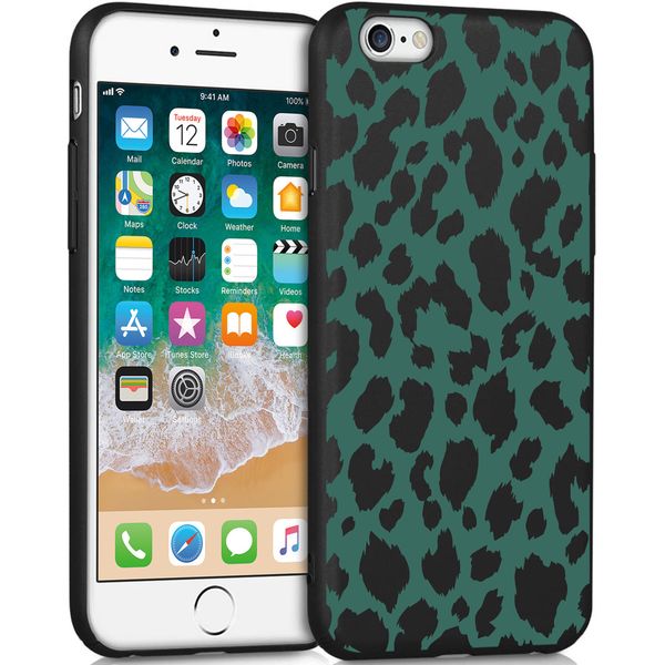 imoshion Coque Design iPhone 6 / 6s - Léopard - Vert / Noir