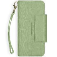 Selencia Etui portefeuille serpent amovible iPhone 13 Pro - Vert