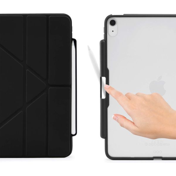 Pipetto Origami No3 Pencil Case iPad Air 11 pouces (2024) M2 / Air 5 (2022) / Air 4 (2020) - Noir