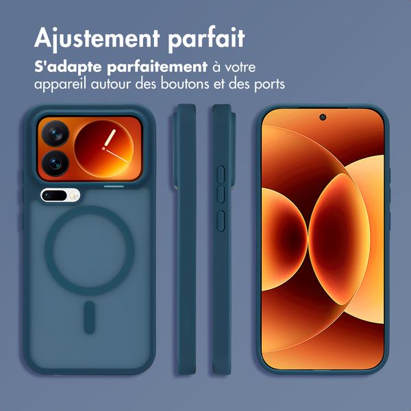 imoshion Coque Color Guard avec MagSafe Xiaomi 17 Pro Max - Bleu foncé