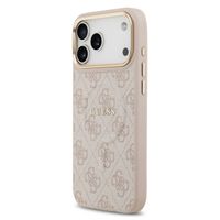 Guess Coque MagSafe Classic avec logo 4G Apple iPhone 17 Pro Max - Rose