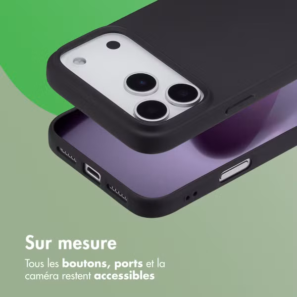 imoshion Coque Couleur Apple iPhone 17 Pro Max - Noir