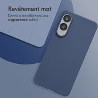 imoshion Coque Couleur Samsung Galaxy S25 Edge - Bleu foncé