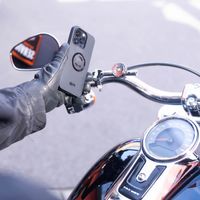 SP Connect Moto Mount 3D 1 1/2" - Support de téléphone pour moto (vélo) - Universel - Compatible avec les coques SPC+ - Chrome