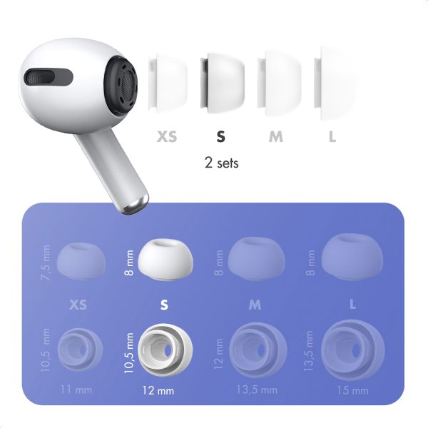 imoshion Embouts en Silicone 2-pack AirPods Pro 1 / 2 - S