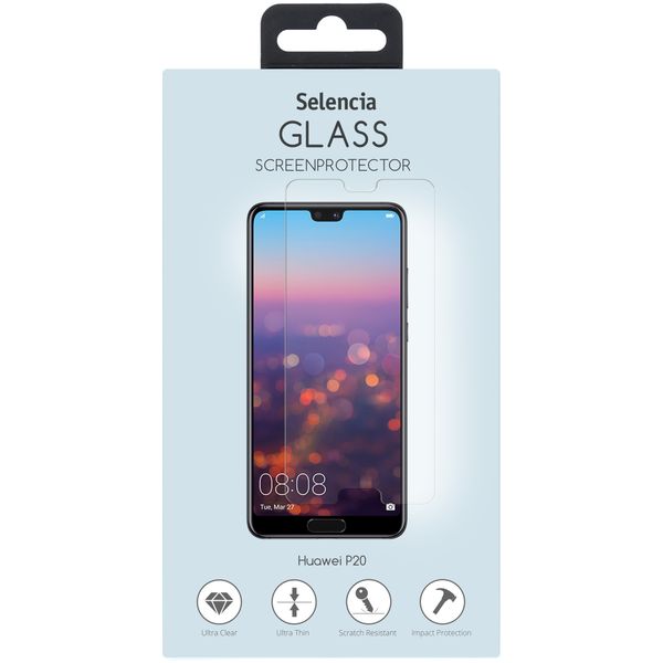 Selencia Protection d'écran en verre trempé Huawei P20