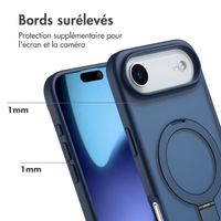 Accezz Coque Ring Stand avec MagSafe Apple iPhone Air - Bleu