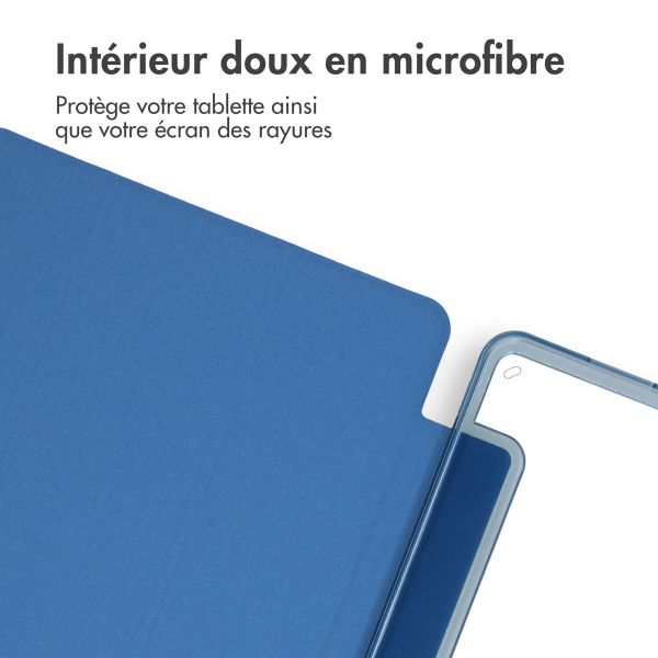 imoshion Coque tablette rigide Trifold Xiaomi Pad 6 / 6 Pro - Bleu