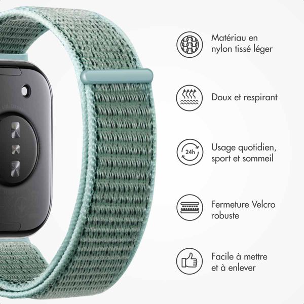 imoshion Bracelet en nylon Huawei Watch Fit 4 / 4 Pro - Blue Ocean