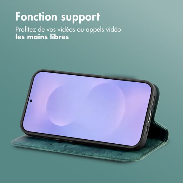 imoshion Étui de téléphone portefeuille Slim Samsung Galaxy S26 Plus - Vert