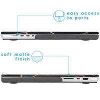 imoshion Coque Design Laptop MacBook Pro 14 pouces (2021 / 2023 M3 chip / 2024 M4 chip) - A2442 / A2779 / A2918 / A3112 / A3185 / A3401 - Black Graphic