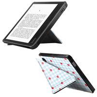 imoshion Étui de liseuse portefeuille design Pliable Kobo Libra Colour - Cherry Check