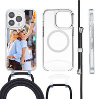 Concevez votre Coque MagSafe avec cordon amovible Apple iPhone 15 Pro - Transparent