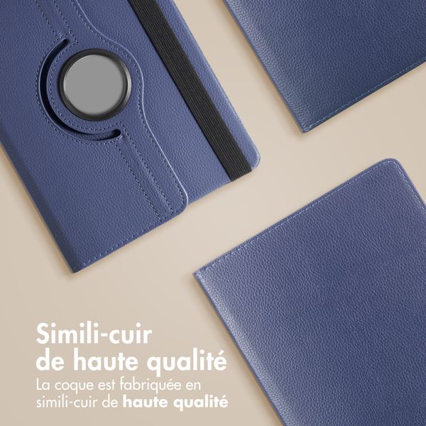 imoshion Coque tablette rotatif à 360° Lenovo Tab (2025) - Bleu foncé