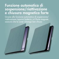 imoshion Coque tablette Origami Samsung Galaxy Tab A9 Plus - Vert foncé